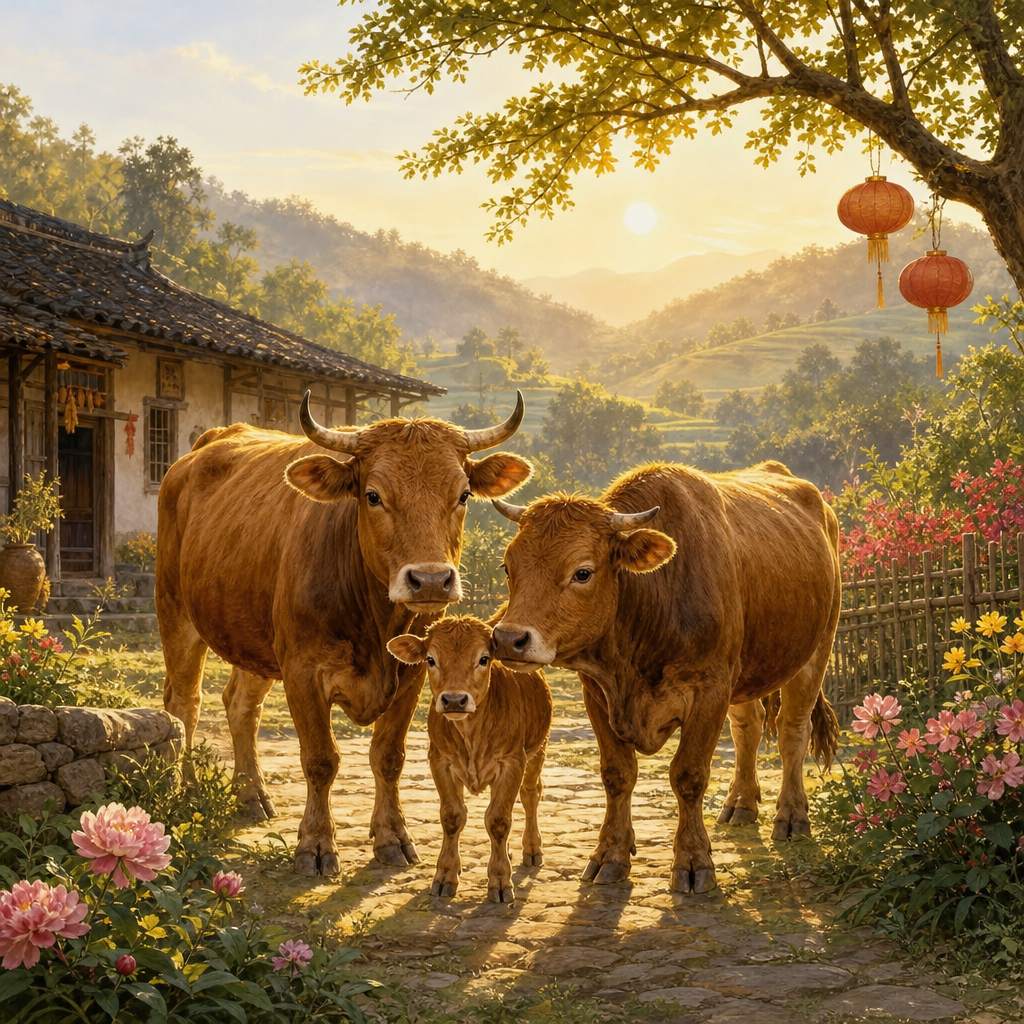 夫妻孩子都属牛好吗 夫妻孩子都属牛好吗