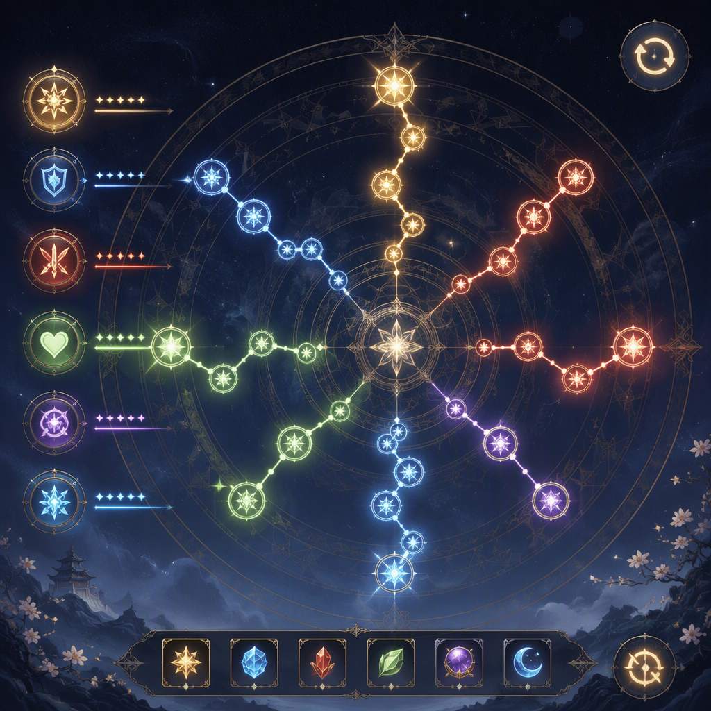角色命星界面详解 角色命星界面详解