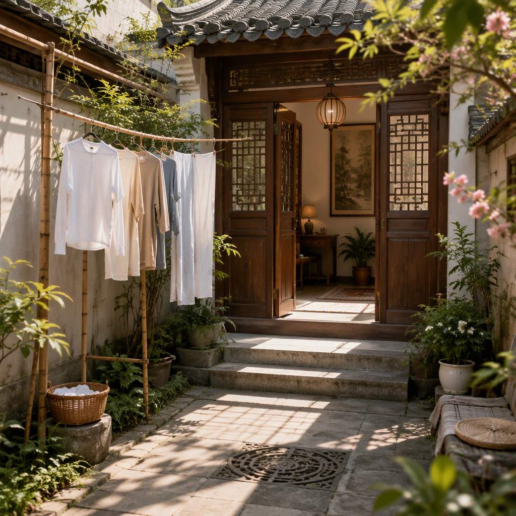 晾晒衣物不要正对入户大门吗 晾晒衣物不要正对入户大门吗