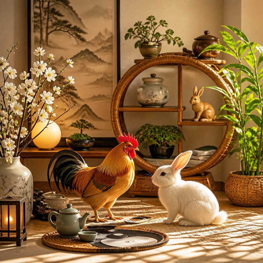 属鸡和属兔同住吉利吗