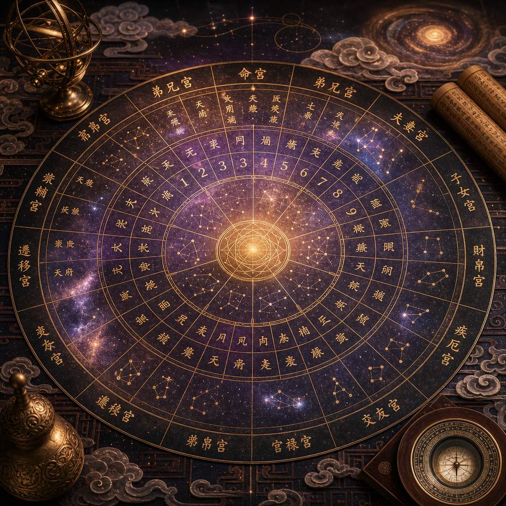 紫薇命盘数字含义 紫薇命盘数字含义